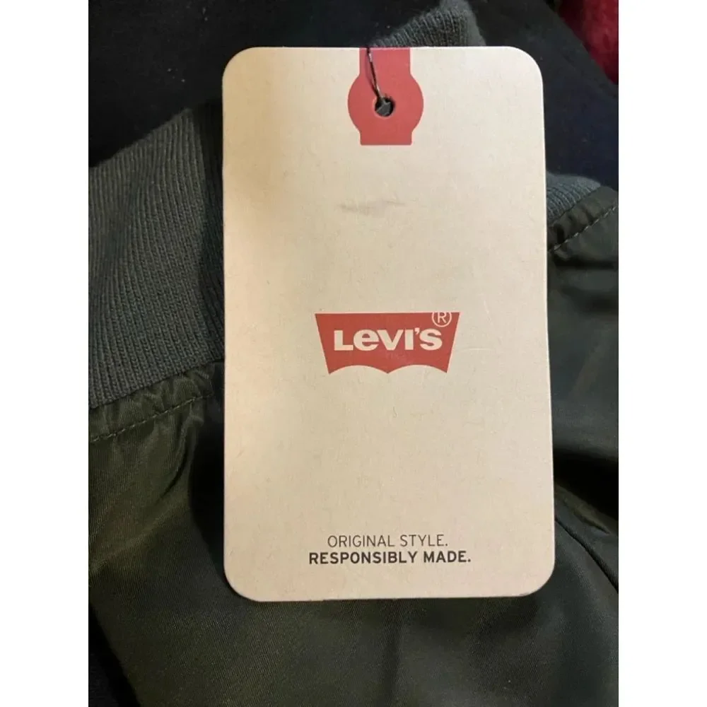 Levi's Olive Green Bomber Jacket
